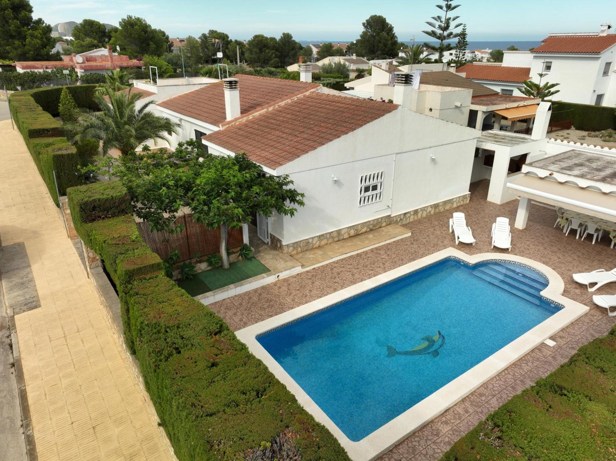 Exclusiva Villa Con Piscina Calafat Dış mekan fotoğraf